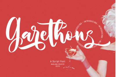 Garethons Script Font