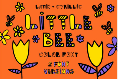 Little Bee Color Font
