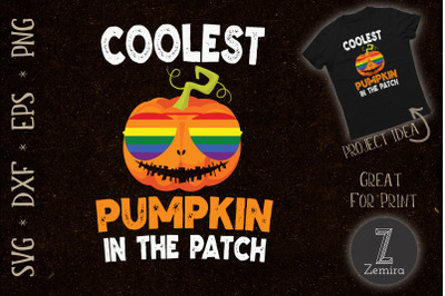 Coolest Pumpkin In Patch Halloween LGBT