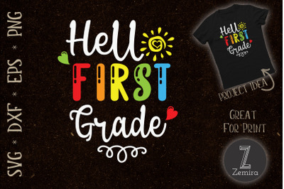 Hello First Grade Back To School