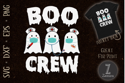 Boo Crew Nurse Halloween Ghost Costume