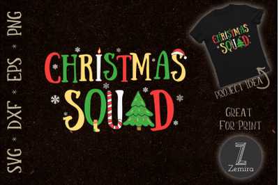 Christmas Squad Funny Xmas Tree 2020