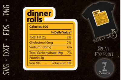 Dinner Rolls Nutrition Facts Christmas