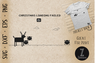 Game Over Reindeer Loading for Christmas