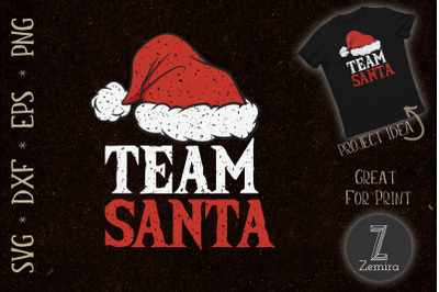 Team Santa Christmas Family Pajamas