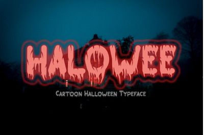 HALOWEE - Halloween Horror Font