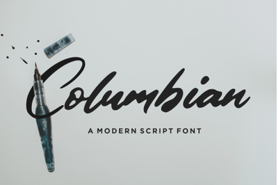 Columbian Modern Handwritten Font