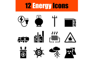 Energy Icon Set