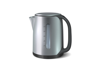 Kettle. Kitchen appliance, electronic house hold device. Equipment for