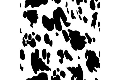 Cow pattern. Seamless texture with domestic animal skin imitation effe