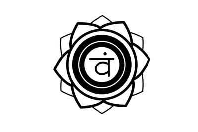 Svasdiathana chakra lotus font svg