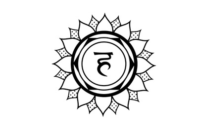 Vishuddha incircle chakra svg