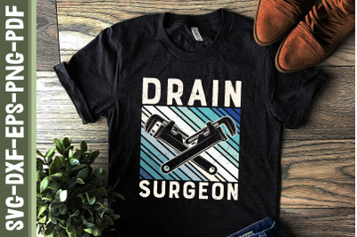 Drain Surgeon Funny Plumber Design