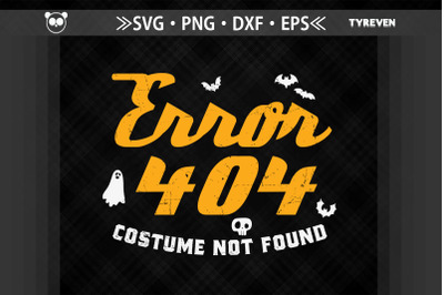 Error 404 Costume Not Found