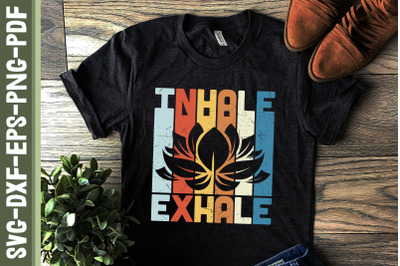 Yoga Quote Yoga Saying Inhale Exhale