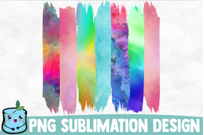 Watercolor Brush Strokes Sublimation Design