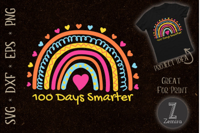 100 Days Smarter Rainbow School Teacher