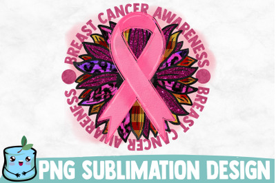 Breast Cancer Awareness Sublimation Design