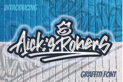 Aick&#039;s Robers - Graffiti Font