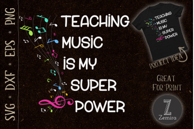 Teacher Music is Super Power