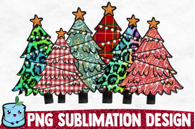 Christmas Trees Sublimation Design