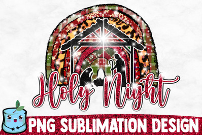 Nativity Holy Night Sublimation Design