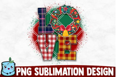 Love Christmas Sublimation Design