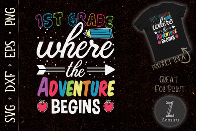 1st Grade Where The Adventure Begins