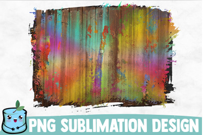 Colorful Wooden Sublimation Background