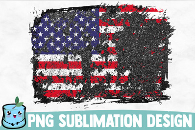 Glitter USA Flag Sublimation Background