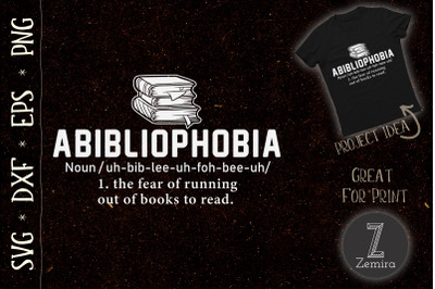 Abibliophobia Reading Bookworm Reader