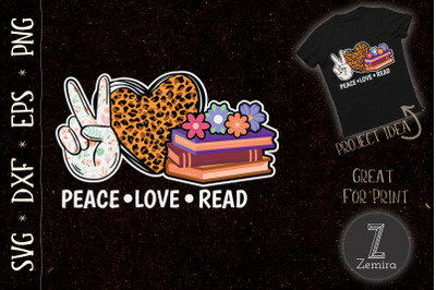 Peace Love Read Books Book Lover Reading