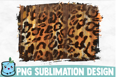 Leopard Wooden Sublimation Background