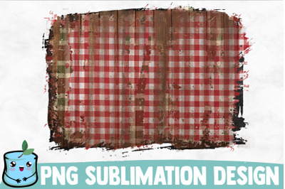 Plaid Wooden Sublimation Background