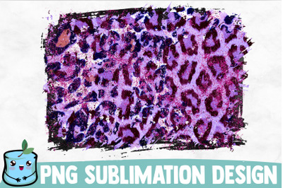 Violet Leopard Sublimation Background