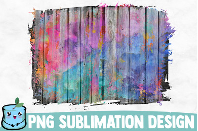 Watercolor Wooden Sublimation Background