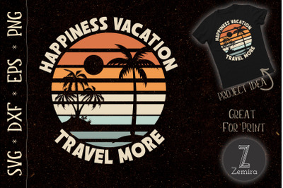 Retro Happiness Vacation Hippie Peace