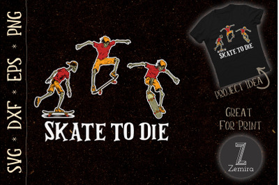 Skateboarding Skeletons Skater Halloween