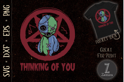 Thinking of You Voodoo Doll Halloween