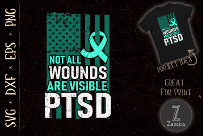 PTSD Awareness I Wear Teal