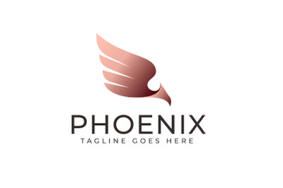 Luxury Phoenix Bird Logo Design