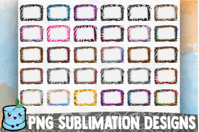 Bleached Sublimation Frames Bundle