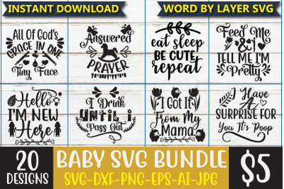 Baby SVG Bundle