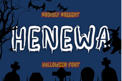 HENEWA - Halloween Font