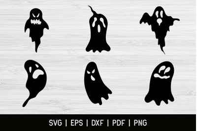 Spooky Halloween Ghost SVG