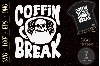 Coffin Break Halloween Design