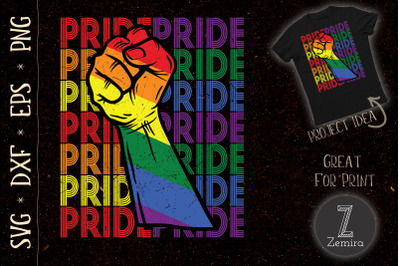 Gay Pride Fist LGBT Design