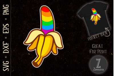 LGBT Banana Funny Design