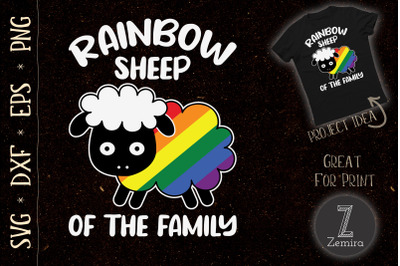 Rainbow Sheep of the Family LGBT Design