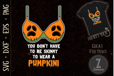 Pumpkini Funny Halloween Design